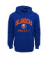 ფოტო #3 პროდუქტის Toddler Boys and Girls Blue, Heather Gray New York Islanders Play by Play Pullover Hoodie and Pants Set