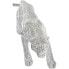 Decorative Figure Alexandra House Living Silver Plastic Panther 115 x 26 x 24 cm