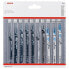 BOSCH PROFESSIONAL 2607011170 Jig Saw Blade Metal Wood 10 Units