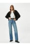 Фото #10 товара Straight Jean Kot Pantolon Yüksek Bel Düz Paça - Eve Jeans