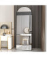 Фото #7 товара Arched Full-Length Mirror for Makeup, Decor, and Room Expansion