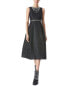 Фото #1 товара Alice + Olivia Cherra Pearl Embellished Mid Dress Women's