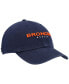 Men's Navy Denver Broncos Clean Up Script Adjustable Hat