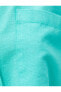 Фото #6 товара Рубашка женская Koton Crop Oversize Гомнек Кетеневый измельченный с карманами