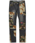 ფოტო #1 პროდუქტის Men's Blackout Side Zip Jeans