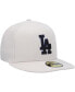 Men's Khaki Los Angeles Dodgers Stone Dim Undervisor 59FIFTY Fitted Hat