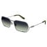 Очки MCQ MQ0351S-004 Sunglasses Ruthenium / Ruthenium / Green, 57 - фото #2