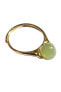 Equinox — Green bead jade ring