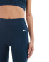 Фото #3 товара Nike Training Pro mid-rise 7/8 mesh leggings in navy