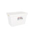 Storage Box with Lid Tontarelli Maya White 6,4 L 28 x 18 x 17,7 cm (12 Units)