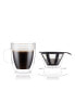 12 oz Pour Over Coffee Dripper and Double Wall Mug