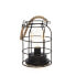 Konstsmide Metal Round Lantern LED B/O - Light decoration figure - Black - Steel - Ambience - Universal - IP20