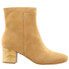 TOMS Evie Zippered Booties Womens Beige Casual Boots 10012284