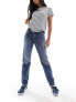 Фото #1 товара Levi's Middy straight mid-rise jeans in mid blue wash