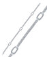 ფოტო #1 პროდუქტის Diamond Intermittent Large Link Tennis Bracelet (1/2 ct. t.w.) in Sterling Silver