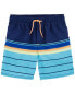 Kid Striped Swim Trunks 5