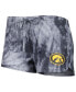 Women's Charcoal Iowa Hawkeyes Billboard Tie-Dye Tank and Shorts Sleep Set