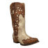 Фото #2 товара Roper Riley Triad TooledInlay Snip Toe Cowboy Womens Brown Casual Boots 09-021-