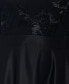 ფოტო #5 პროდუქტის Petite Long-Sleeve Embellished Soutache Gown