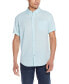 Фото #1 товара Men's Short Sleeve Solid Linen Cotton Shirt