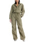 Фото #1 товара Women's Parachute Long-Sleeve Baggy Jumpsuit