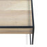 Couchtisch Thin Wood 40 Bianco Schwarz