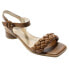Фото #3 товара VANELi Kalee Ankle Strap Womens Brown Casual Sandals 310936