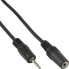 Фото #1 товара InLine Audio Adapter Cable 4 Pin 2.5mm male / 4 Pin 3.5mm female 3m