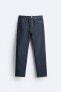 Straight-leg jeans with pocket