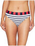 Фото #1 товара Tommy Bahama Women's 179616 Channel Surf Banded Hipster Bikini Bottoms Size XS