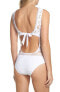 Фото #2 товара Becca by Rebecca Virtue Captured Crochet Sz. Large One Piece Swimsuit 150106