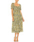Фото #1 товара Mac Duggal Micro Ruffle Teal Length Dress Women's