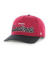 ფოტო #3 პროდუქტის Men's Cardinal, Black Arizona Cardinals Crosstown Two-Tone Hitch Adjustable Hat