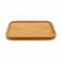 Snack tray Squared Brown Bamboo 25 x 1,5 x 25 cm (12 Units)