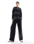 Фото #4 товара New Look oversized striped jumper in charcoal and black