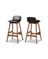 Фото #1 товара Darrin Mid-Century Modern Wood Bar Stool Set, 2 Piece