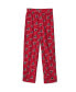 ფოტო #1 პროდუქტის Big Boys Red Atlanta Falcons Team-Colored Printed Pajama Pants