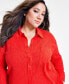 Фото #4 товара Блузка для полных Nina Parker с текстурой