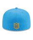 Фото #4 товара Men's Powder Blue Los Angeles Chargers Main Patch 59FIFTY Fitted Hat