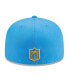 ფოტო #4 პროდუქტის Men's Powder Blue Los Angeles Chargers Main Patch 59FIFTY Fitted Hat