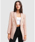 ფოტო #2 პროდუქტის Women's Princess Polina Textured Weave Blazer