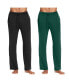 ფოტო #1 პროდუქტის Men's Classic Lounge Pants, Pack of 2