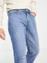 New Look straight fit jeans in mid blue