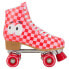 Фото #1 товара Cosmic Skates Veronica Checkered Roller Skates Womens Red VERONICA-RS0