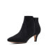 Фото #4 товара Clarks Linvale Judith 26156800 Womens Black Suede Ankle & Booties Boots
