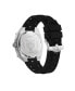 Men's Thunder Force Three Hand Quartz Black Silicone 47MM