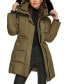 Фото #5 товара Women's Faux-Fur-Trim Hooded Anorak Puffer Coat