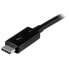 Фото #4 товара StarTech.com 0.5m Thunderbolt 3 (40Gbps) USB-C Cable - Thunderbolt - USB - and DisplayPort Compatible - Male - Male - 0.5 m - Black - Nickel - 40 Gbit/s