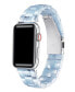 Фото #1 товара Unisex Claire Light Blue Resin Band for Apple Watch for Size - 38mm, 40mm, 41mm