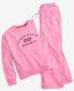 ფოტო #4 პროდუქტის Girls Kindness Printed French Terry Sweatshirt, Created for Macy's